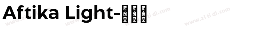 Aftika Light字体转换